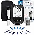 AccuSure Instant Digital Simple Glucometer Kit |with 25 Strips,10 Lancet,1 Lancing device for Accurate Blood Glucose Sugar Testing Machine