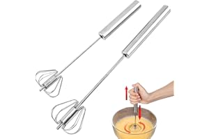 NNICORNS 2 Batteurs Mélangeur semi-automatique, mélangeur à lait, mélangeur à poussée rotative, mélangeur pour mélanger, fouetter et mélanger