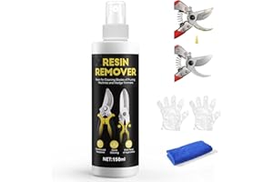 WEILAOK Resin Remover Spray, Resin Cleaner, resin Solvent Remover, Suitable for Pruning All Garden Tools, Pruning Garden Plants, Tree pruning, etc, 150ml