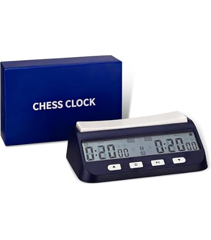 Horloge d'échecs électronique professionnelle compacte avec compteur à rebours et comptage de pas multi-mode pour GO chinois