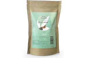Rue Des Plantes - Ail Noir Extrait Poudre 500g - Contribue Naturellement à Maintenir un Taux de Cholestérol Normal