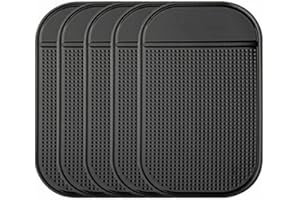 JOCXZI Lot de 5 Tapis antidérapants-pour Tableau de Bord de Voiture en Gel de Silicone Lavable pour intérieur de Voiture,pour Tenir Téléphone Portable et Clés
