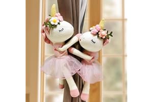 N\C 2 fermatenda con fibbia a forma di animale dei cartoni animati, coda lunga, scimmia, procione, fermatenda per tende per bambini, accessori decorativi per la camera dei bambini, cinghie per tende (I)