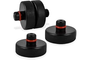 Jack Lift Pad for Tesla Model 3, Akamino 4PCS ack Point Pad Sturdy Rubber Adapter Tool for Protect Battery & Chassis (Black)