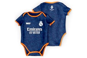 smartketing Body Oficial Segunda Equipación Real Madrid C.f. Body segunda equipación Unisex bebé