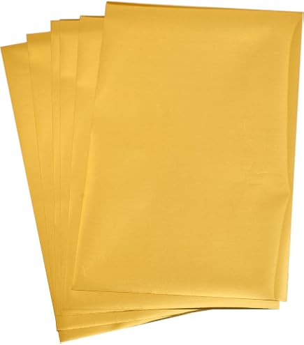 Goldfolie Transferfolien - Glänzende Alufolie Bastelrolle Mit