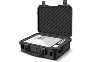 TNP PRODUCTS TNP for Starlink Mini Case Travel - IP67 Waterproof Hard Carry Case for Starlink Mini Satellite Dish & Accessories - Shockproof Portable Protective Storage Box for Outdoor, Indoor & Camping (Black)