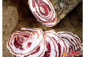 SFIZIDICALABRIA.COM PRODOTTI TIPICI CALABRESI Pancetta Arrotolata Piccante - Tipico Salame Calabrese Dalla Calabria 500gr stagionata con Peperoncino Piccante - Prodotti Tipici Calabresi