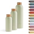 Waterdrop® Steel Bottle 600ml | Stainless Steel, 600ml Capacity, Keeps Cold 24h, Hot 12h - Leak-Proof, Reusable, BPA-Free Thermos Water Bottle