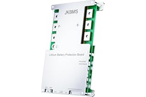 JKBMS Smart BMS 4S-8S 12V-24V 300A 2A Équilibrage Actif avec Bluetooth Intégré et RS485, Carte de Protection pour Batteries Li-ION, LiFePO4 et LTO Lithium (JK-B2A8S30P)