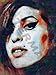 Produktbild AMY WINEHOUSE FRANK BACK TO BLACK ART PRINT POSTER OIL PAINTING LFF0005