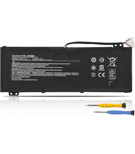 Batterie Originale Acer 58,75Wh (KT00407.009) - Pour Predator Helios 300 PH317-54, Nitro 5 AN517-52, AN515-44, AN515-45, AN517-41 - 2