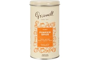GRANELL CAFES-1940 Granell Cafés · 1940 - Café Aromas Pumpkin Spice | Café Molido 100% Arábica Tostado Natural con Aroma a Pastel de Calabaza con Notas Dulces y Especiadas | 1 Bote de 250 g