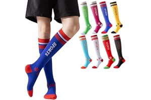 Losvcbcx 2 Pair Compression Socks Women & Men Compression Stockings 20-30mmHg Support Socks Knee High Cushioned Graduated Support Stock