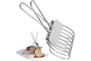 Muuzebsy Meat Slicing Guide - Portable Roasting Tongs Meat Silcer,Heavy Duty Kitchen Tools, Multifunctional Roast Beef Cutter for Bread, Vegetables, Meat
