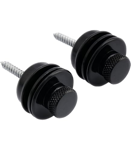 JZK 4 chroom legering metaal veiligheid bas gitaar riemslot knop schroefmoer voor elektrische gitaar akoestische gitaarbas