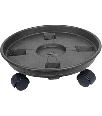 Nrpfell Support De Pot De Et De Plante En Metal Chariot Caddie Sur Roues Outils De Jardin Et De Interieur Exterieur