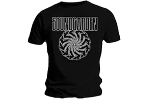 Soundgarden Official T Shirt Black Hole Sun 'Black Blade Motor Finger'