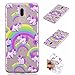 Produktbild Mate 10 Lite Case, Huawei Mate 10 Lite Case, Anlike Silikon Case / Hülle / Handyhülle für [Huawei Mate 10 Lite (5.9 Zoll)] Malerei Stil Design - Regenbogen Einhorn