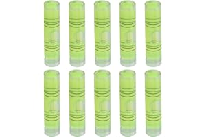 Utoolmart 9,5 × 40 mm Verde Universale di Precisione Bolla Livello di Spirito Immagine Appeso Livelli Segna Strumenti di Misura Layout Strumenti 10 pz
