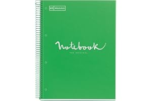 Miquelrius - Quaderno a Spirale A4 Emotions, Verde