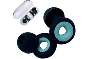 Kawakai® Tapones oidos ruido dormir - Tapones para los oídos de Silicona - Tapones de oidos cancelacion de ruido - Tapones para dormir,descansar,Estudiar mejor,Relajación,Nadar e incluso pasear