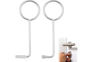 BAERTMY Kit Aiguille d'Ouverture de Porte Clés Universelles Crochet Passe Partout pour Serrures de Chambre à Barbe (2 Pièces)