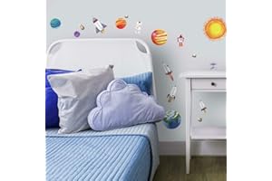 RoomMates – naklejki ścienne kolorowy kosmos 35 sztuk