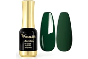 ‎V VENALISA VENALISA UV Nagellack Gellack Smaragdgrün farben,Gel Nail Polish Soak Off Nägel Farbgel Kit Emerald green Gel Nagellack für Nageldesign Maniküre 12ml