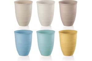 Guzzini - Tierra, Set de 6 Verres Hauts, Gobelet en Plastique Recyclé - Multicolore 9,8xh12,4 cm | 520ml - 17950252