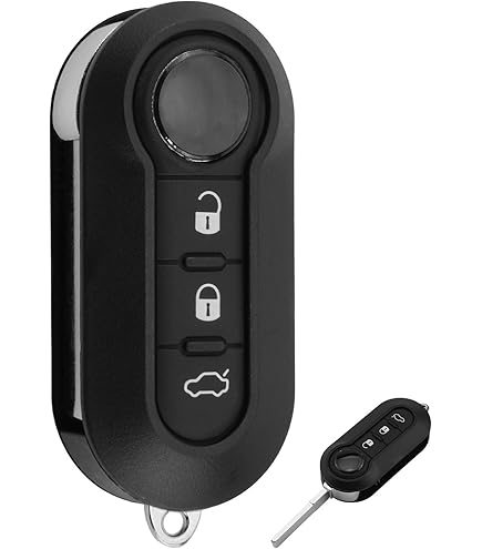 COVER GUSCIO CHIAVE Telecomando Per Fiat 500 Delta Punto Evo Panda - Foto 2