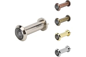 Haofy Spioncino per Porta, Spioncino con Copertura della Privacy Rotante Resistente per Spessore Porta 55-90 mm, Angolo Antifurto 220 Gradi, Sicurezza per Casa, Ufficio, Hotel(1)