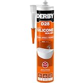 Derby D28 Genel Amaçlı Silikon Beyaz - 280g