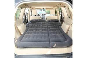 COADILNIO Inflatable Car Air Mattress with 2 Air Pillows,Car Universal SUV Back Seat Mattress Bed with Flocking PVC Surface For SUV, MPV Outdoor Travel Camping Sleeping Air Bed
