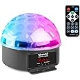 BeamZ JB60R Jelly Ball - LED Disco Ball Party Light with DMX, Sound Activation and Auto Modes