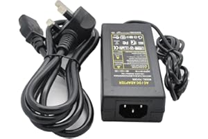 JNDEE 12V 5A 5 amp 60W AC/DC Power Supply Adaptor Transformer, DC Jack 2.1-5.5mm