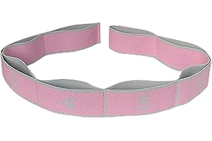 BIGCHEER Elastique Sport Elastique Musculation 8 Niveaux de Forces Bande Elastique Musculation, Bande de Résistance Bande Elastique Fitness pour Entraînement Gym Fitness Pilates Accessoires de Yoga (Rose)