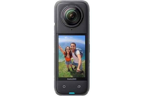Insta360 X4 Pack Standard - Caméra d'action 360° 8K étanche, vidéo Grand Angle 4K, Effet de Perche à Selfie Invisible, protège-objectifs Amovibles, 135 Min d'autonomie, édition IA, stabilisation