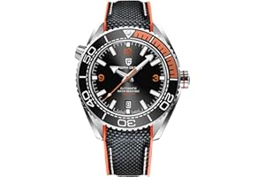 PAGRNE DESIGN Pagani Design nowe męskie automatyczne zegarki ceramiczna ramka wodoodporne 100 m mechaniczne zegarki na rękę, szafirowe szkło, świecący zegarek dla mężczyzn