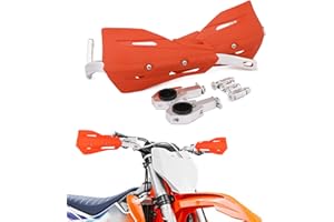 ANXIN Protège-mains universels en aluminium de 22 mm et 28 mm pour motocross, Dirt Bike K.T.M EXC EXCF SX SXF SXS MXC MX XC XCW XCF XCFW EGS Enduro (orange)