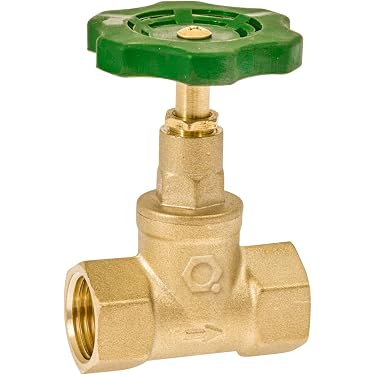 Valvola A Saracinesca Proflo In Ottone, 4 Pollici, Attacchi Filettati, Stelo Fisso, Modello PFT300P