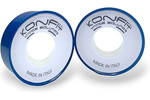 Dpm tapes Taśma teflonowa z PTFE do naprawy i uszczelniania rur, zaworów, gwintów, wodoodpornych taśm uszczelniających do hydrauliki - 12 m x 12 mm, 2 białe rolki