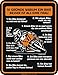 Produktbild Original RAHMENLOS Blechschild für den Biker: 10 Gründe warum ein Bike besser ist als eine Frau Nr.3671