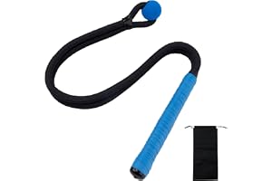 Golfrep Swing Trainer, Rope Golf Träningshjälp med Förvaringsväska Multi-Purpose Golf Training Rep Golfpresenter Golf Rope Tr
