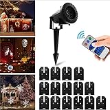 Schneeflocken Projektor Im Freien Drahtlose Fernbedienung Projektor Lampe Rasen-Lampe Landschaft-Lampe