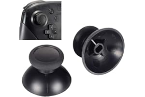 GGZONE Lot de 2 joysticks analogiques en Forme de Champignon 3D Replacement pour Nintendo Switch NS Pro Manette