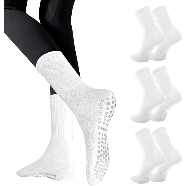Produktbild von Smivyhp 6 Paar Pilates Yoga Socken, Stoppersocken Damen