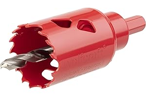 wolfcraft Sega a tazza BIM I 5467000 I Per materiali per costruzioni a secco, legno, plastica e metalli, profondità di taglio 40 mm