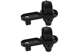 OTOTEC 2PCS Car Bonnet Stay Clips 65773-CY00B Compatible with Qashqai J11E 2014 on 2nd Gen Qashqai 2016-2021 NV200 2010-2018 Plastic Fastener Holder Black