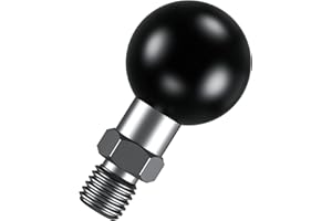 BRCOVAN 1'' Ball Adapter with M10x1.25 Threaded Post Suitable for RAM Mounts B Size Double Socket Arm